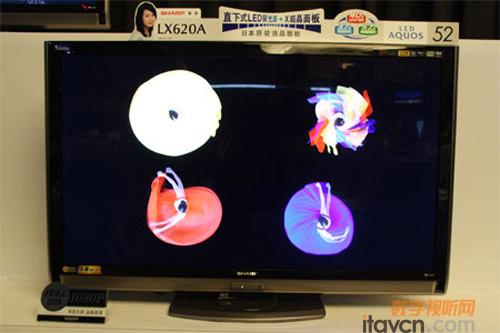 夏普AQUOS Quattron 3D液晶今秋上市