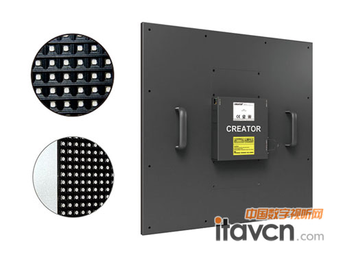 第二代超薄貴視系列戶內LED真彩屏,其模組重量4.5kg