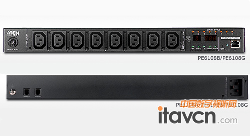 宏正節能感測電源分配器PE6108