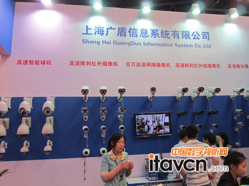 上海廣盾攜多款攝像機亮相2012安博會
