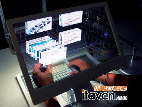 美國麻省理工學院推出SpaceTop 3D桌面