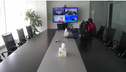 視頻會議現場