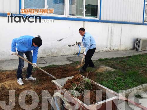 四通人美化園區建設綠色工廠