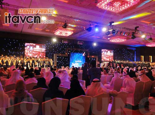 中祥創新P6室內LED顯示屏點亮石油王國科威特