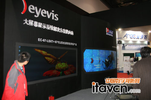 艾維視LED光源背投拼接方案