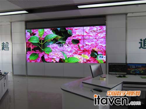 清投液晶助北川供電局建設