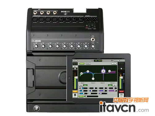 Mackie推出可ipad控制8通道混音臺DL806