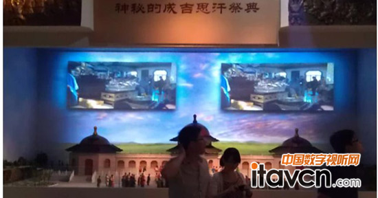 絕佳投影效果讓參觀者置身其中