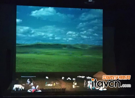 全息投影真實還原場景