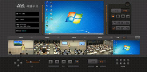 AVA實(shí)時導(dǎo)播平臺界面