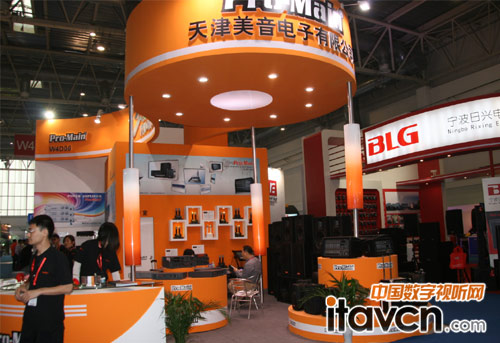 天津市美音電子有限公司展臺