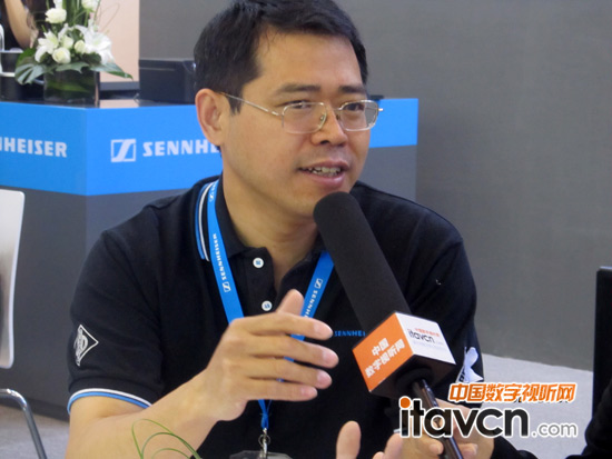 森海塞爾技術經理陳子騫