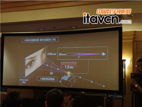 圖四:億立亞洲區行銷總監Tony Tsai講解家影及商用屏幕的發展趨勢及億立新品介紹