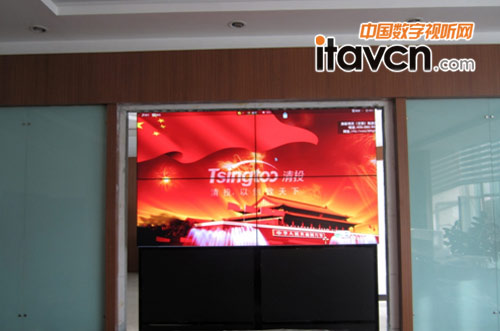 清投2*246寸液晶拼接應用于貴州某煤礦