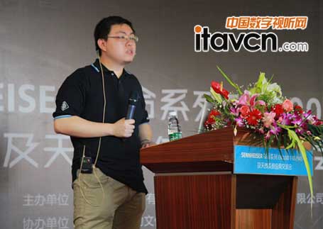 森海塞爾技術工程師陶俊宇先生對100 G3系列進行講解