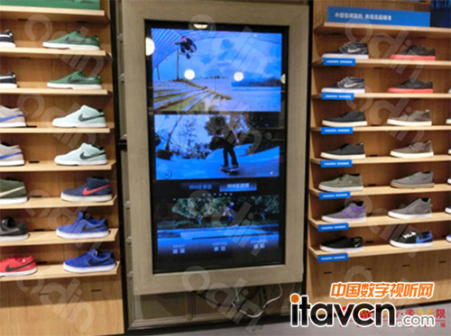 歐帝多款液晶廣告機應用上海龍之夢廣場