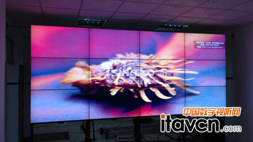海南某市職業學院采用清投3X4液晶拼接