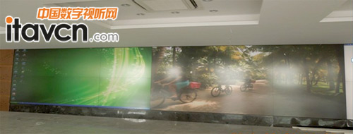 圖:山西晉城市沁水縣公安局110指揮調(diào)度大屏