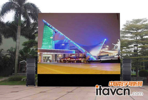 星海音樂廳外LED屏
