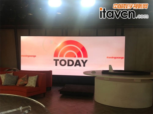 利亞德LED產品入駐美國主流電視臺NBC TODAY SHOW演播室