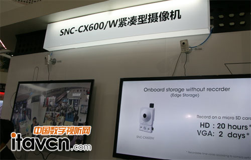 小型云攝像機產品SNC-CX600