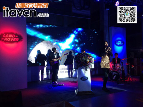 鑫億光P6.67租賃顯示屏助陣LANDROVER,彰顯價值、勇氣和至尊