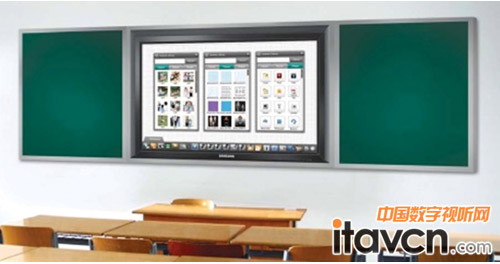 教育行業用三星液晶大屏顯示器的教學效果
