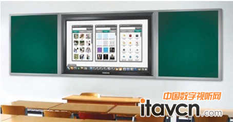 教育行業用三星液晶大屏顯示器的教學效果