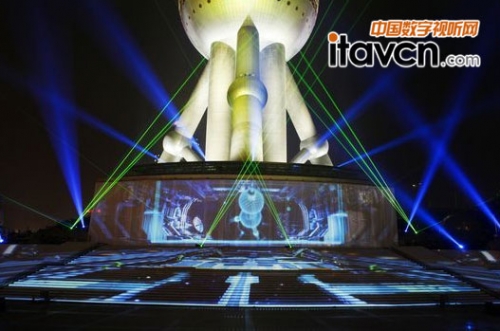 浩洋傾情助陣上海《東方之光》燈光秀