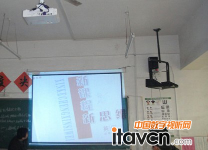 松下商教系列投影機助力江西薄改項目