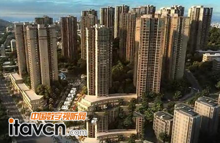 工程投影走進社區(qū)生活