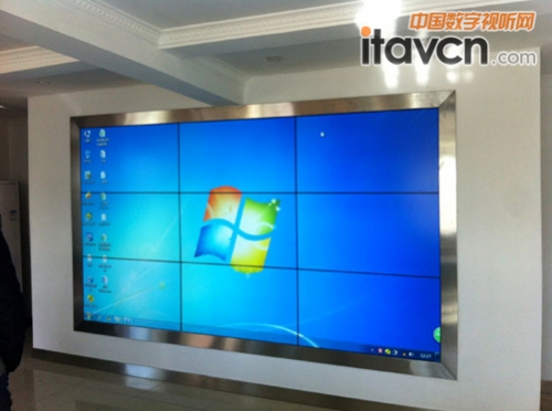 3X3拼接屏完工現場