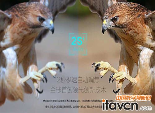 全球獨創自動式對焦技術