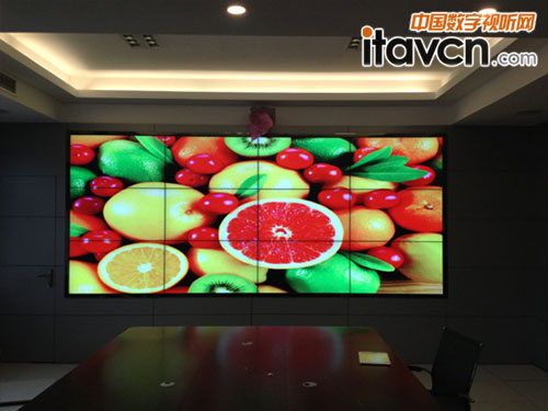 3X4液晶拼接,山東省某氣象局防雷中心項目