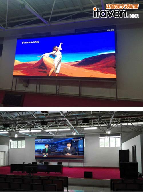 清投30平米小間距LED應(yīng)用于海南某高校