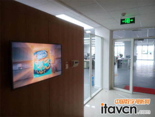 蘇州蘇化科技園上線了南翼多媒體信息發布系統